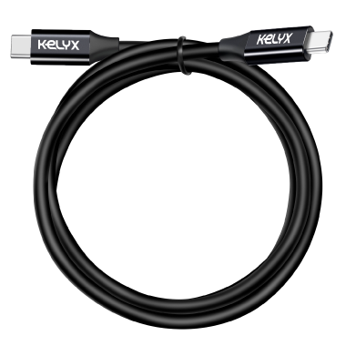 Cable Tipo C A Tipo C Kelyx 1mt 4K 20W KL-CBL-TYPEC-240W-20GPS-1M