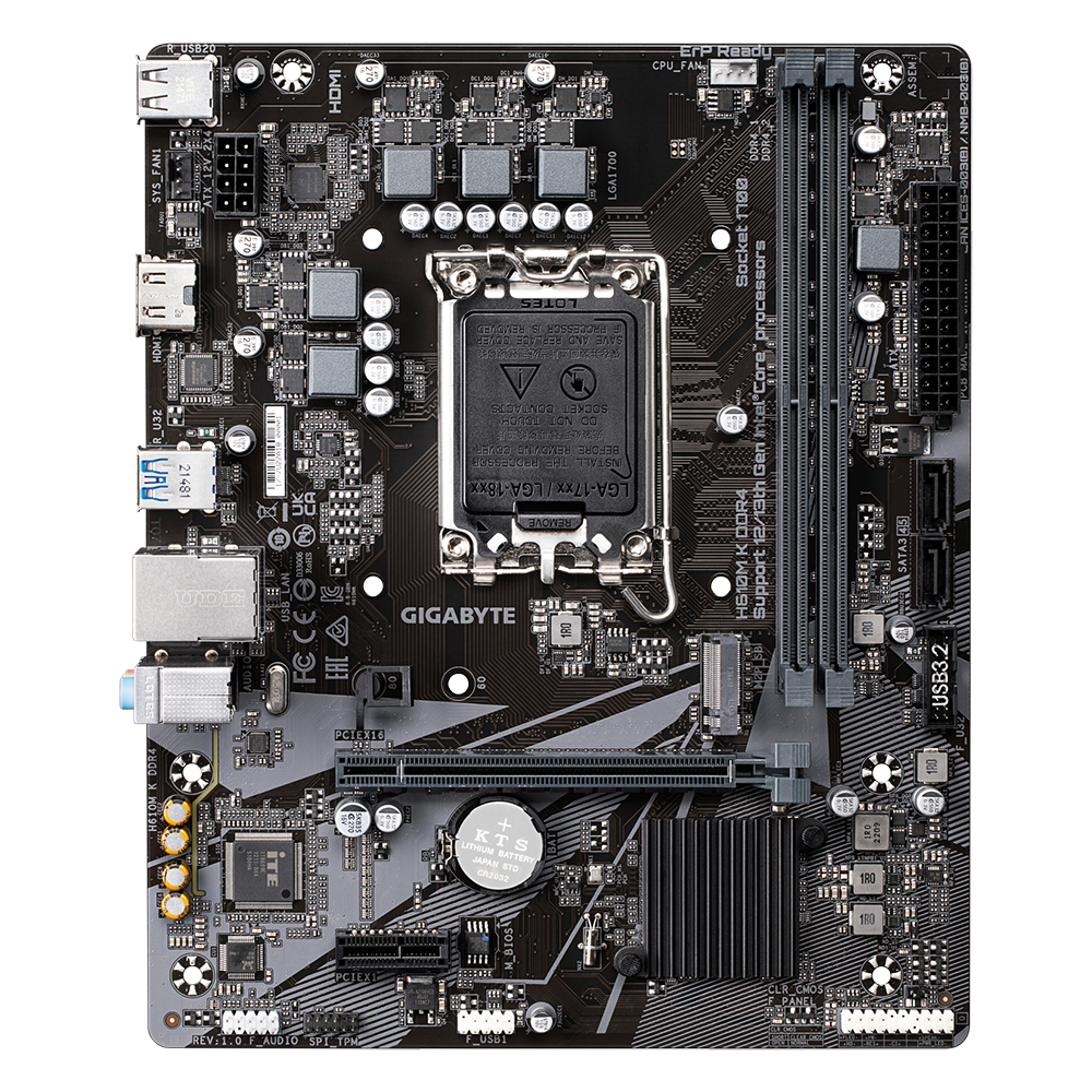 Motherboard Intel Gigabyte H610M K DDR4 S1700