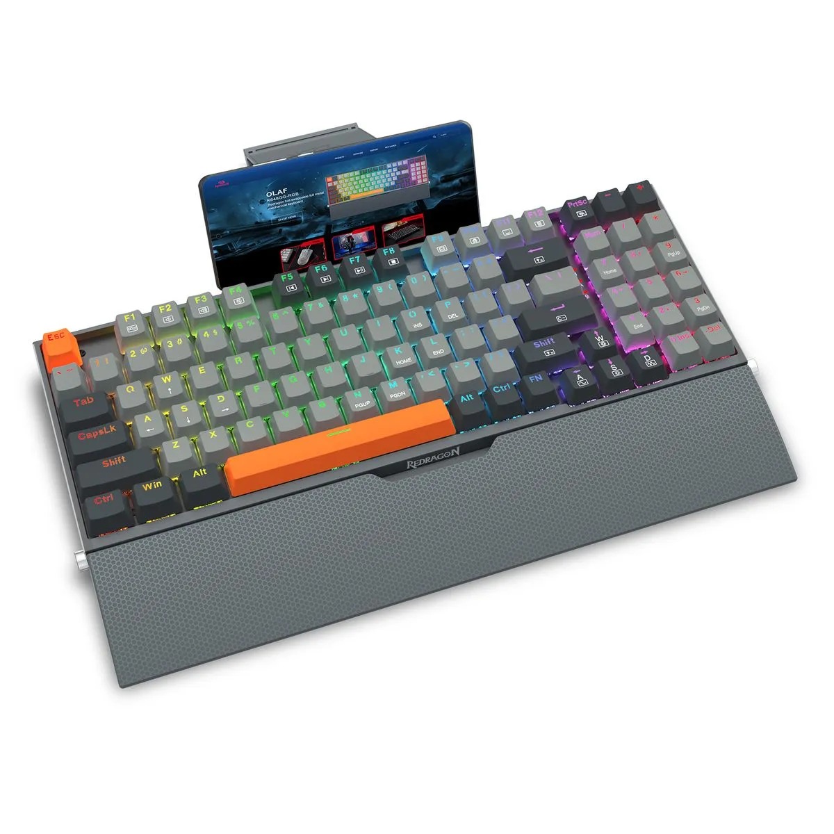 Perifericos Teclado USB Redragon Olaf Switch Red USB-C Gamer Mecanico K648GG-RGB