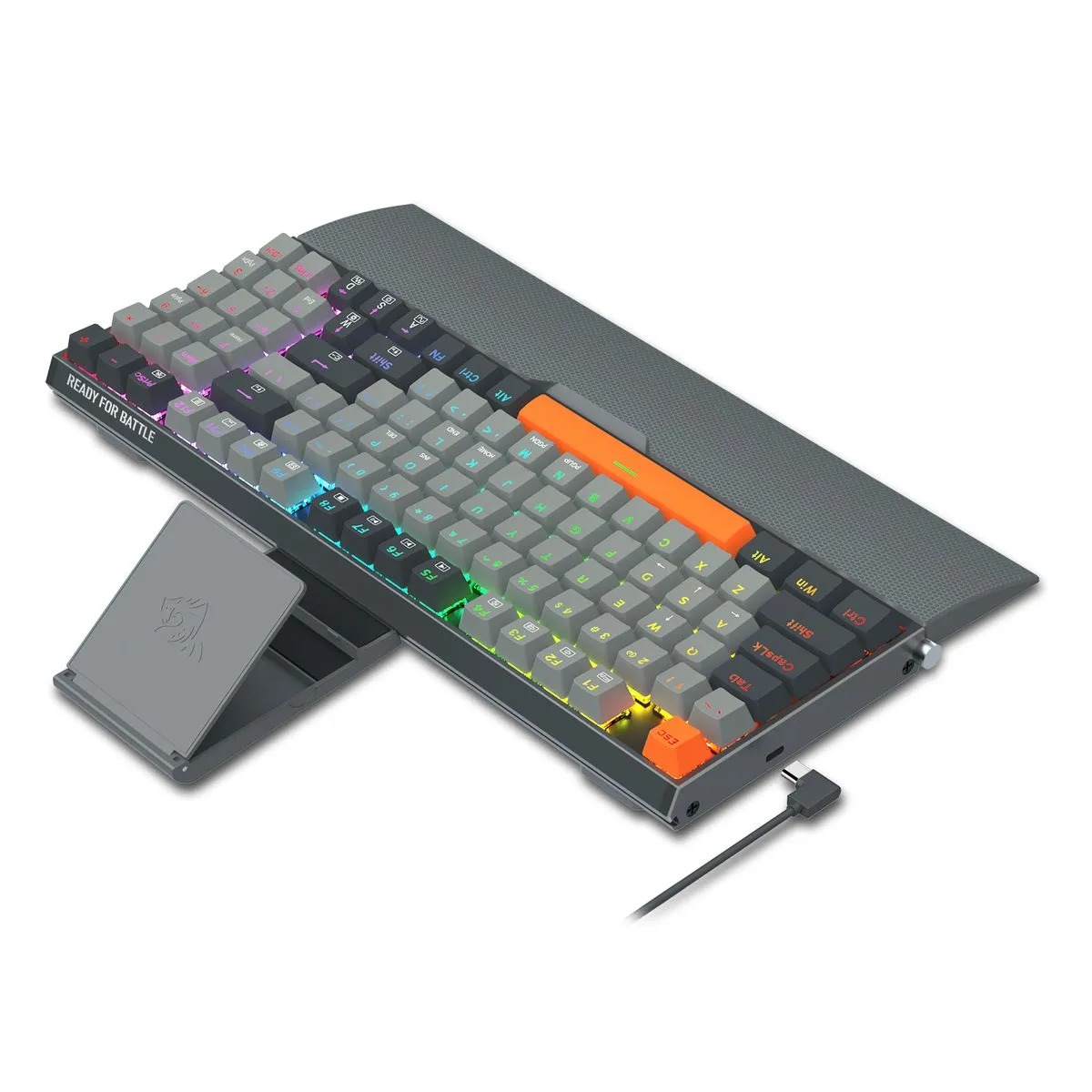 Perifericos Teclado USB Redragon Olaf Switch Red USB-C Gamer Mecanico K648GG-RGB