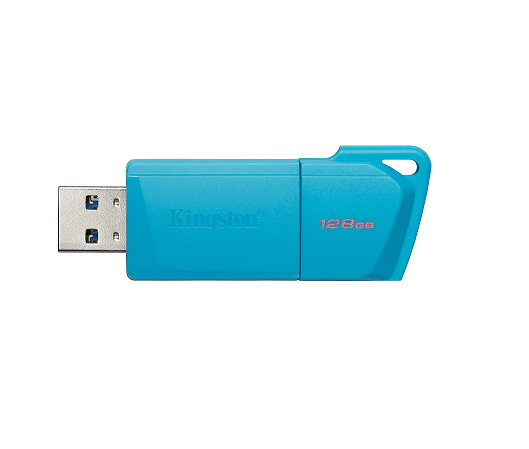Almacenamiento Pendrive Kingston 128GB 3.2 DataTraveler Exodia Neon Blue KC-U2L128-7LB