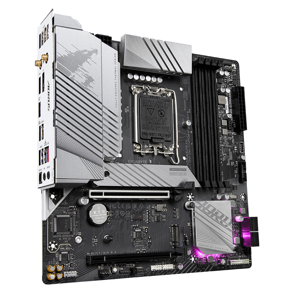 Motherboard Intel Gigabyte Aorus B760M Aorus Elite AX DDR5 S1700