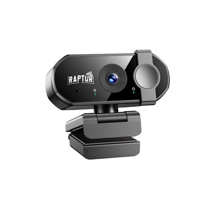 Perifericos Camara Raptor Vision 4K C/Tapa RAP-WEBCAM-4K-STREAMING