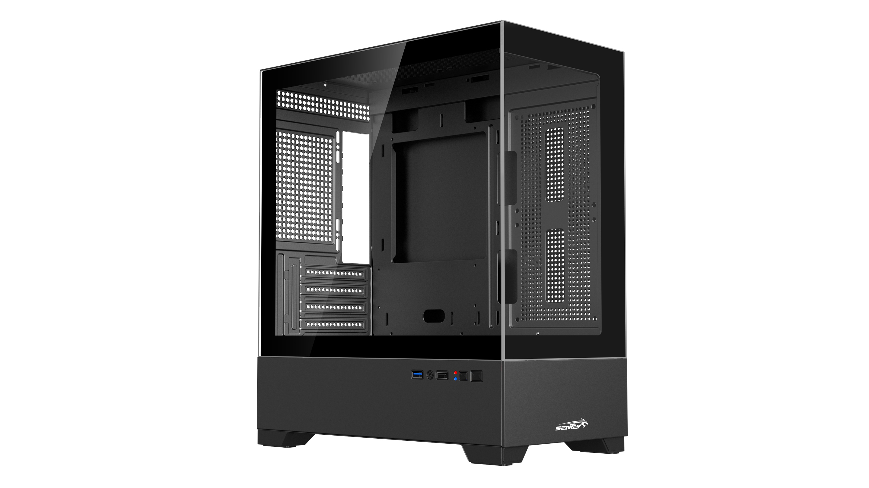 Gabinete Gamer Sentey H30 X5 Fan ARGB Black GS-6130-ARGB-BLACK