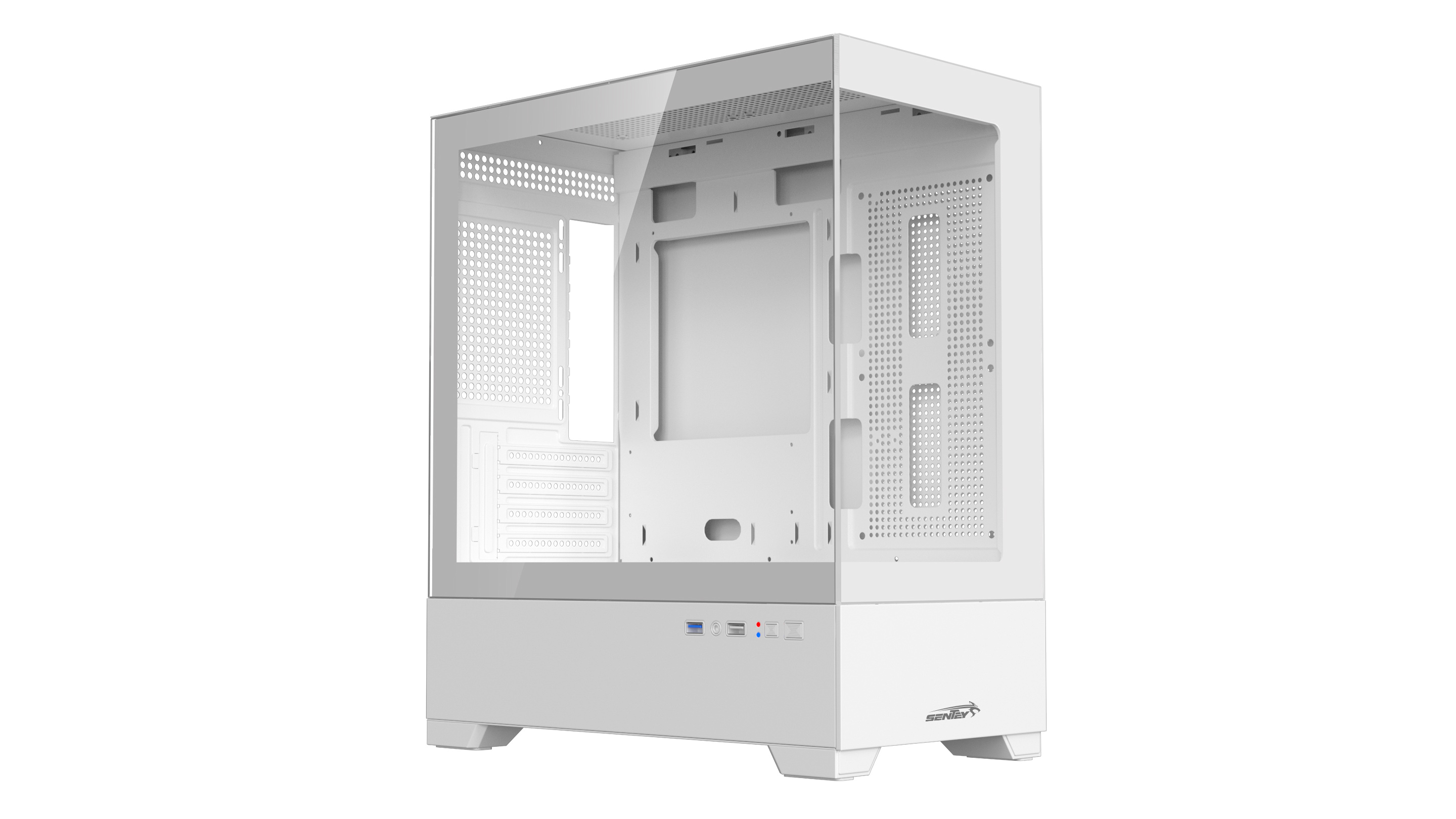 Gabinete Gamer Sentey H30 X5 Fan ARGB White GS-6130-ARGB-WHITE