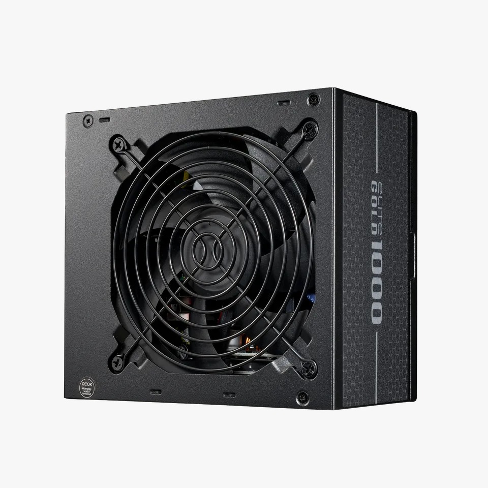 Fuente Certificada Cooler Master 1000W Elite 80 Plus Gold Full Modular MPW-A001-AFAG