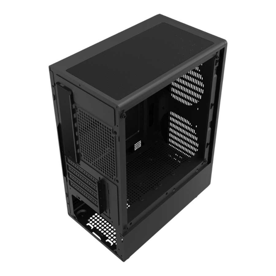 Gabinete Gamer LNZ M10 X3 Fan FRGB Black M10-SF-FRGB