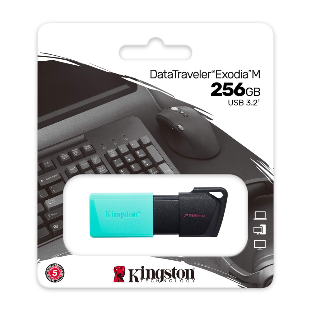 Almacenamiento Pendrive Kingston 256GB 3.2 DataTraveler Exodia M DTXM/256GB