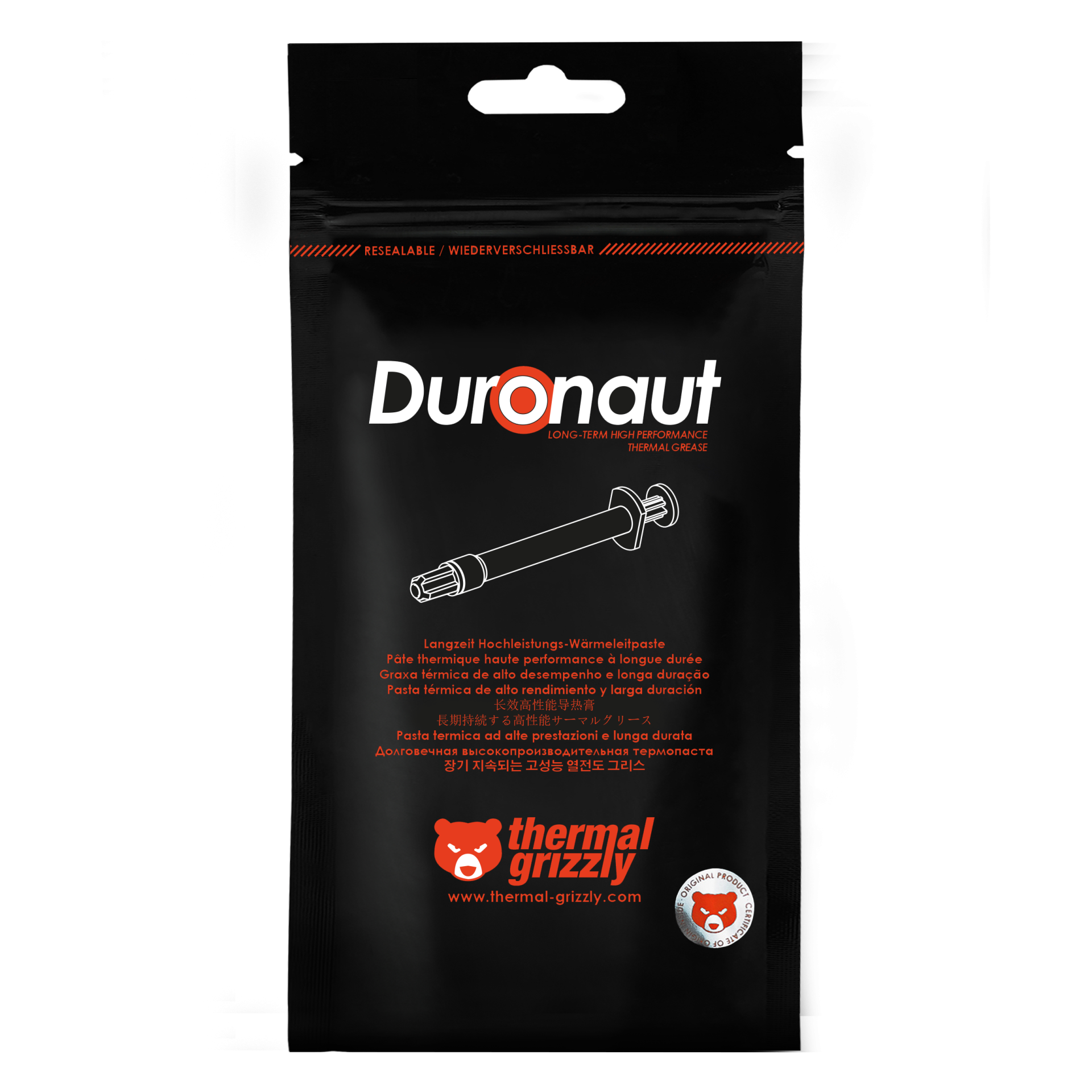 Refrigeracion Pasta Termica Thermal Grizzly Duronaut 2g TG-D-002-R