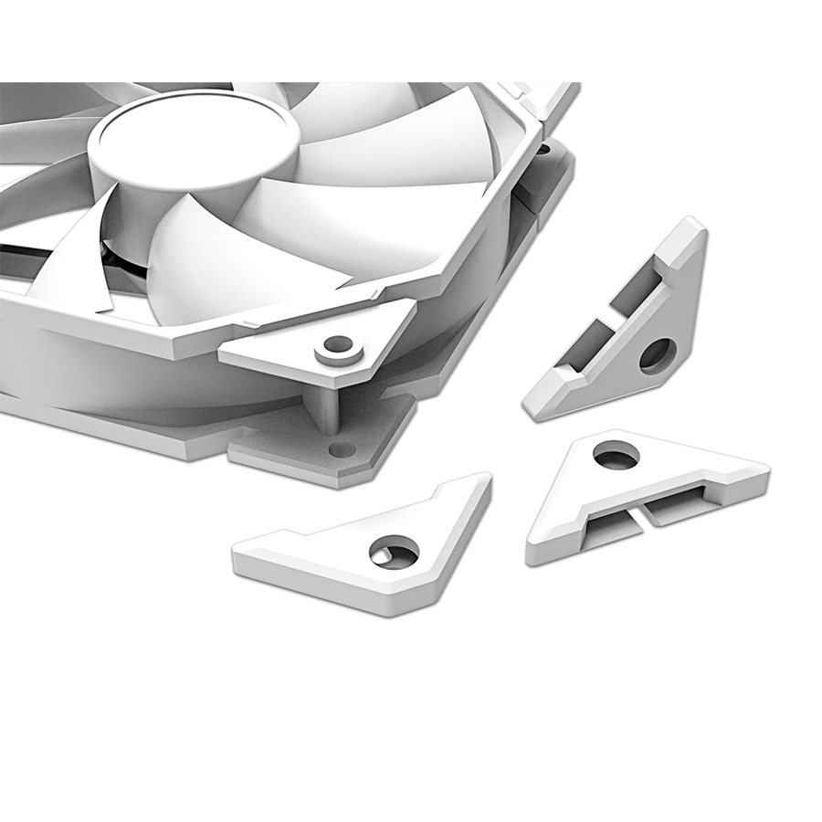 Refrigeracion Cooler Gabinete ID-Cooling X3 Trio Snow White TF-12025-PRO ARGB