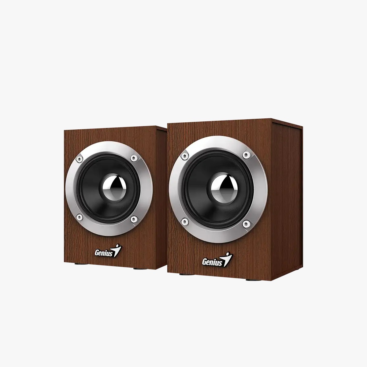 Perifericos Parlante Genius 2.0 USB Madera 6W Wooden SP-HF280