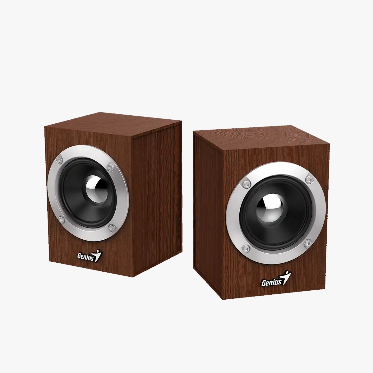 Perifericos Parlante Genius 2.0 USB Madera 6W Wooden SP-HF280