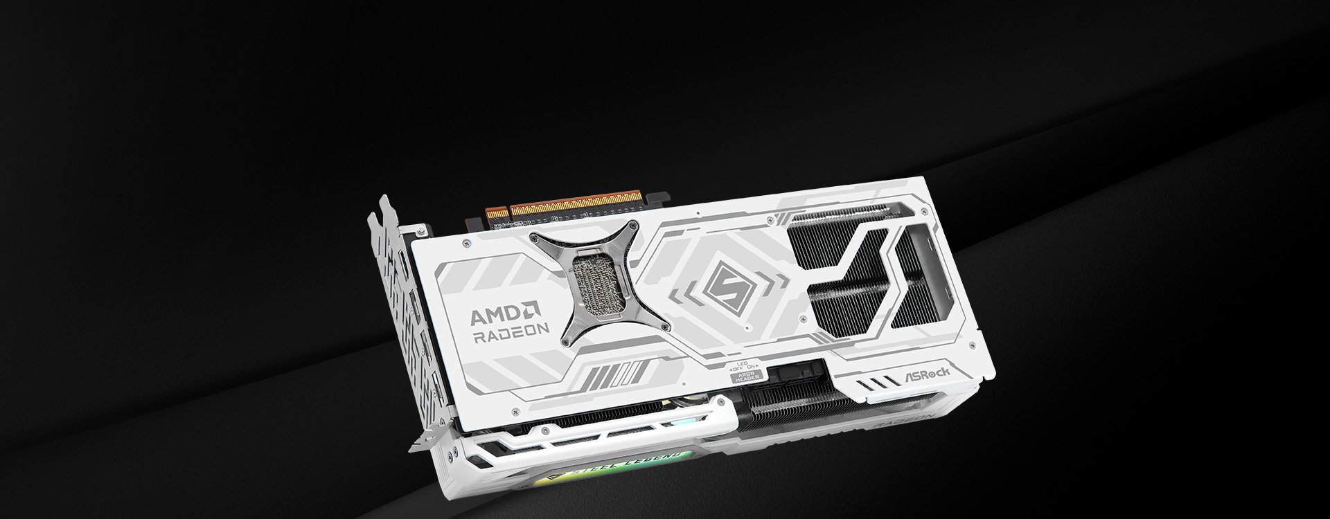 Placa De Video Radeon Asrock RX 9070 XT Steel Legend RX9070XT SL 16G