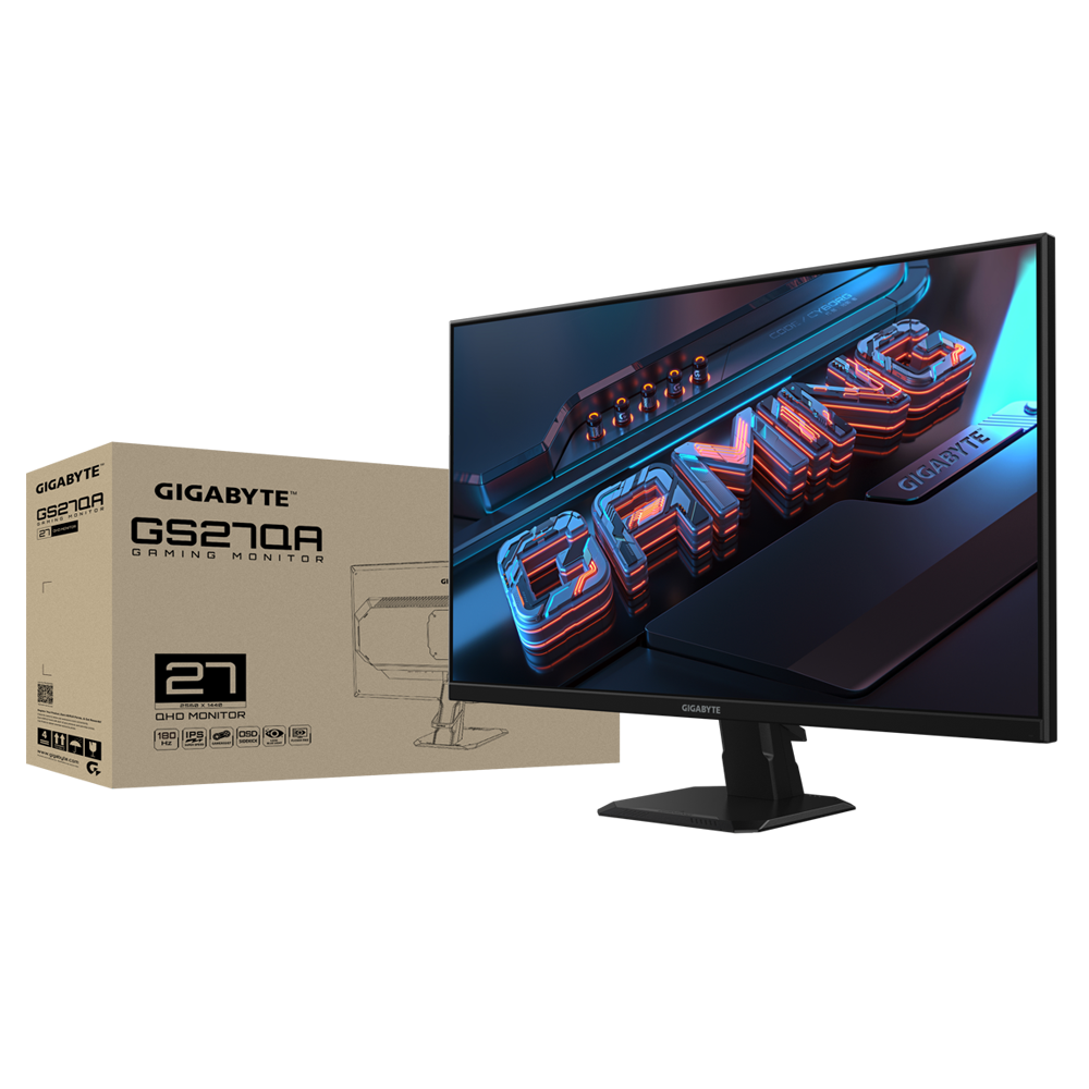 Monitor 27 Gigabyte 2K 180Hz IPS 1ms GS27QA AR2