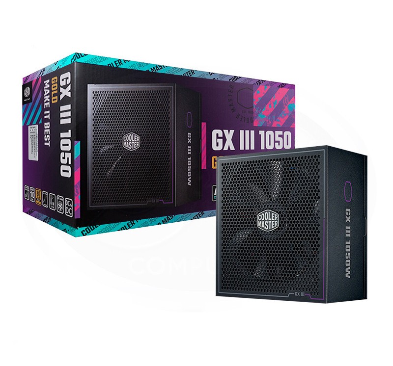 Fuente Certificada Cooler Master 1050W GX III 80 Plus Gold Full Modular Atx 3.0 MPX-A503-AFAG