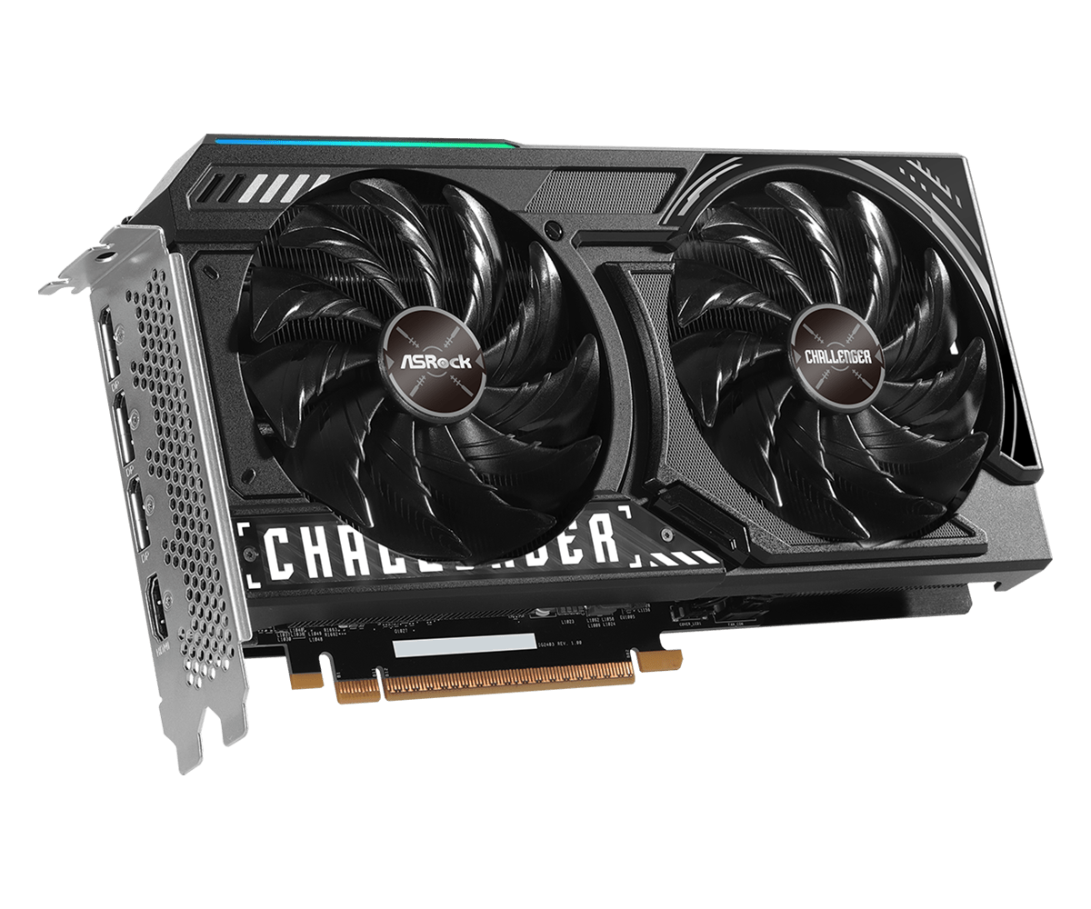 Placa De Video Intel ARC Asrock B570 10GB Challenger OC B570 CL 10GO — foto 4