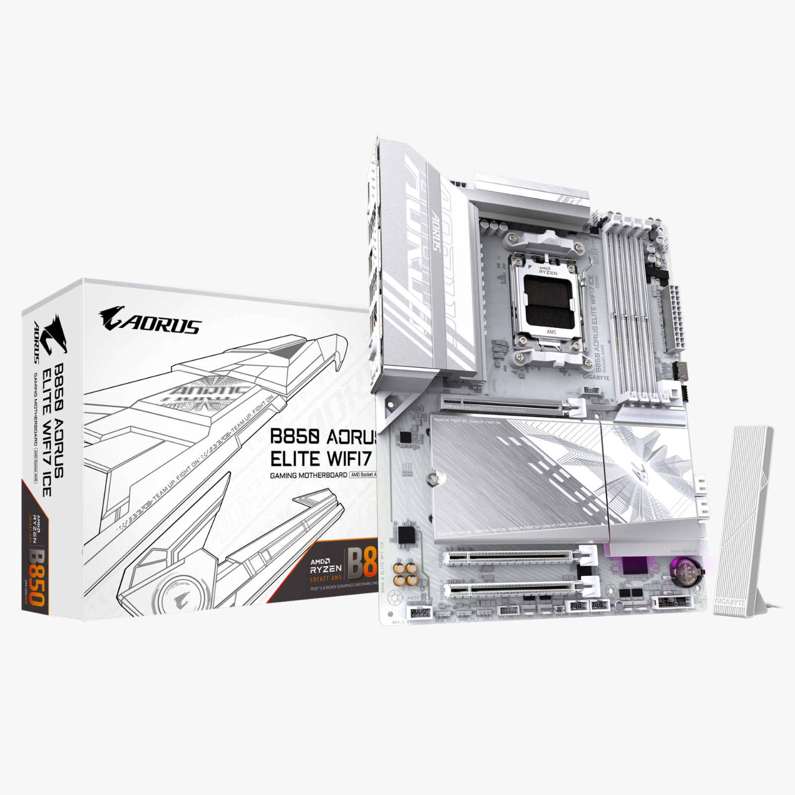 Motherboard Amd Gigabyte B850 Aorus Elite WIFI7 ICE AM5 — foto 5
