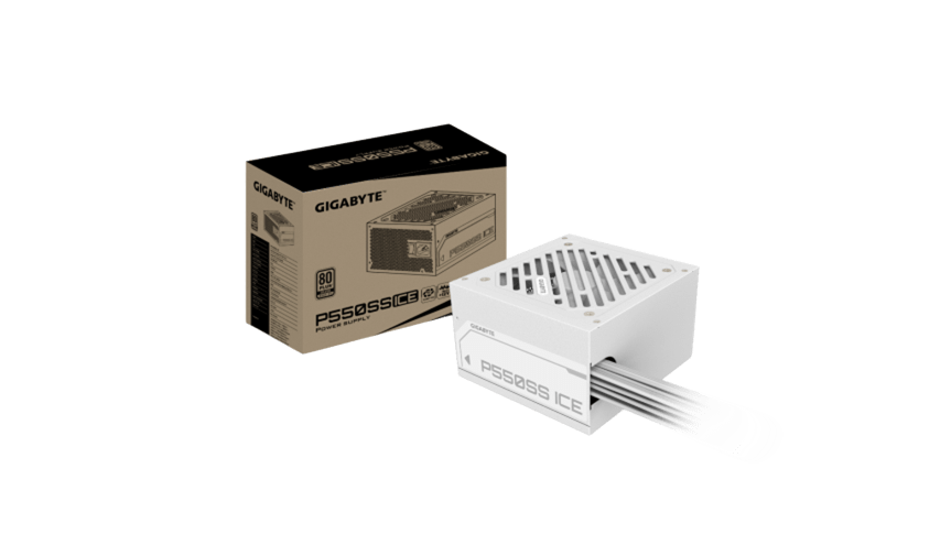 Fuente Certificada Gigabyte 550W 80 Plus Silver ICE White GP-PS550S