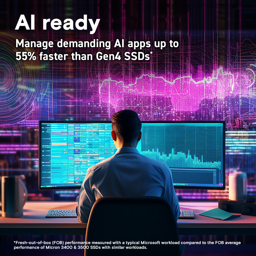 Almacenamiento Disco Solido SSD NVMe Crucial 1TB T705 PCIe 5.0 M.2 CT1000T705SSD3