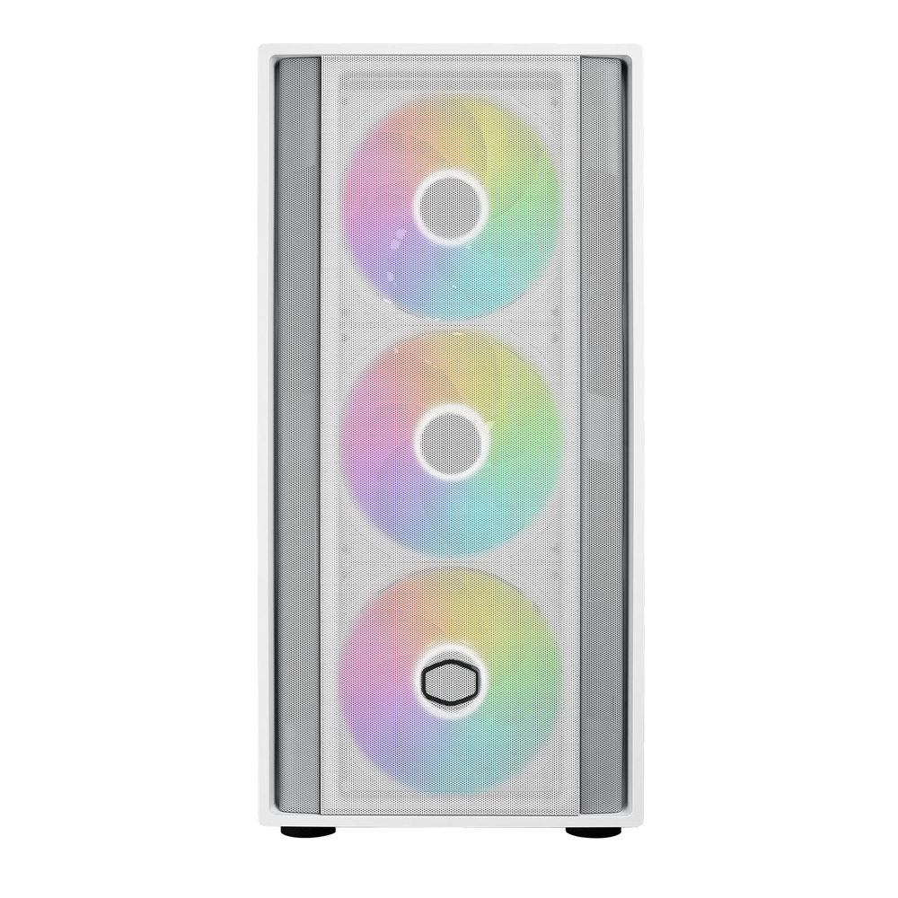 Gabinete Gamer Cooler Master MasterBox 600 X4 Fan ARGB White MB600-WGNN-S00