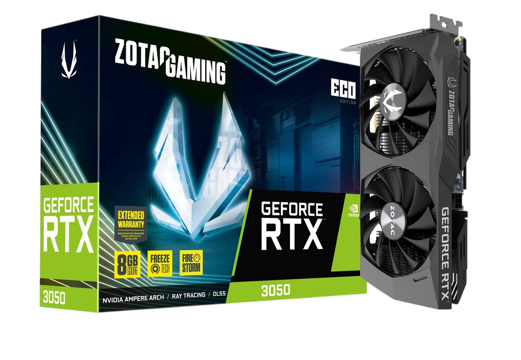 Placa De Video Nvidia Geforce Zotac RTX 3050 8GB Eco