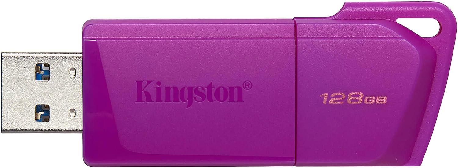 Almacenamiento Pendrive Kingston 128GB 3.2 DataTraveler Exodia M Neon Purple KC-U2L128-7LP
