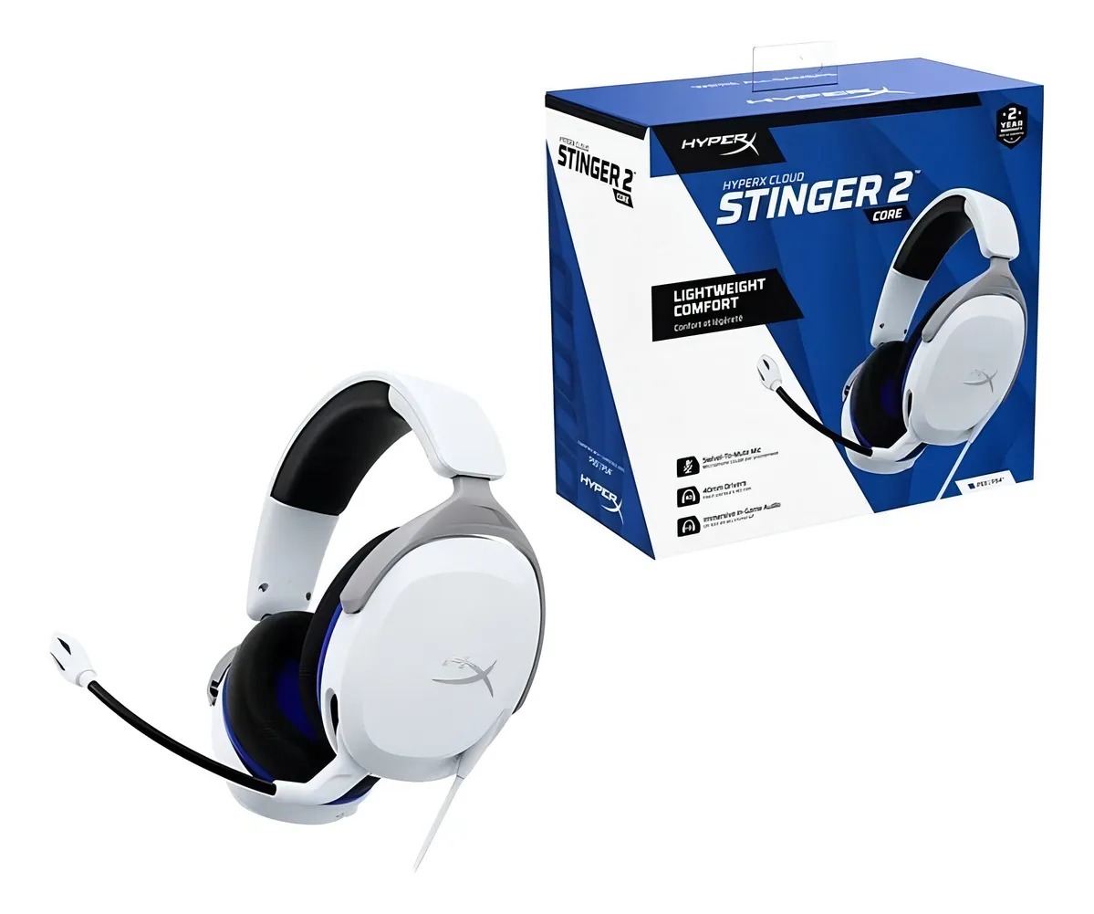 Perifericos Auricular HyperX Cloud Stinger Core 2 White 6H9B5AA