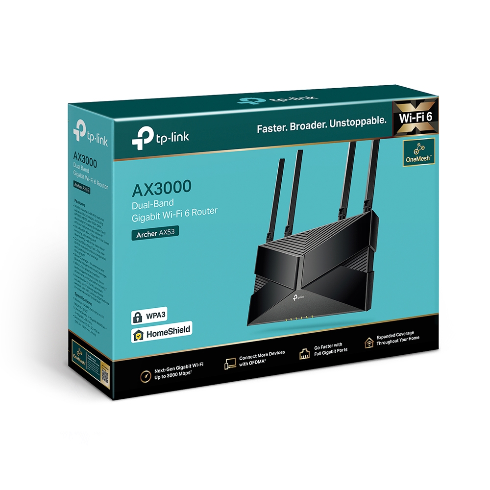 Conectividad Router Dual Band Tp-Link Archer AX53 Wifi 6