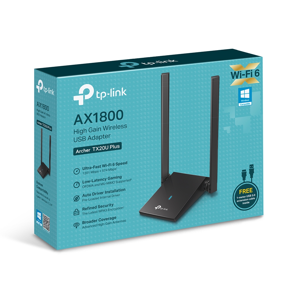 Conectividad Placas WiFi Dual Band Tp-Link Usb Archer TX20U Plus