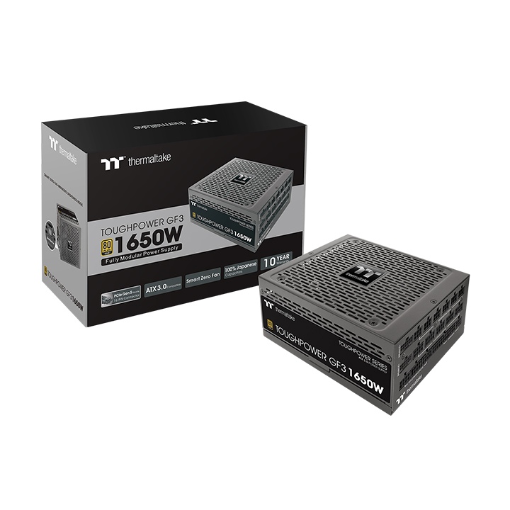 Fuente Certificada Thermaltake 1650W Toughpower GF3 80 Plus Gold Full Modular PS-TDP-1650FNFAGG-4