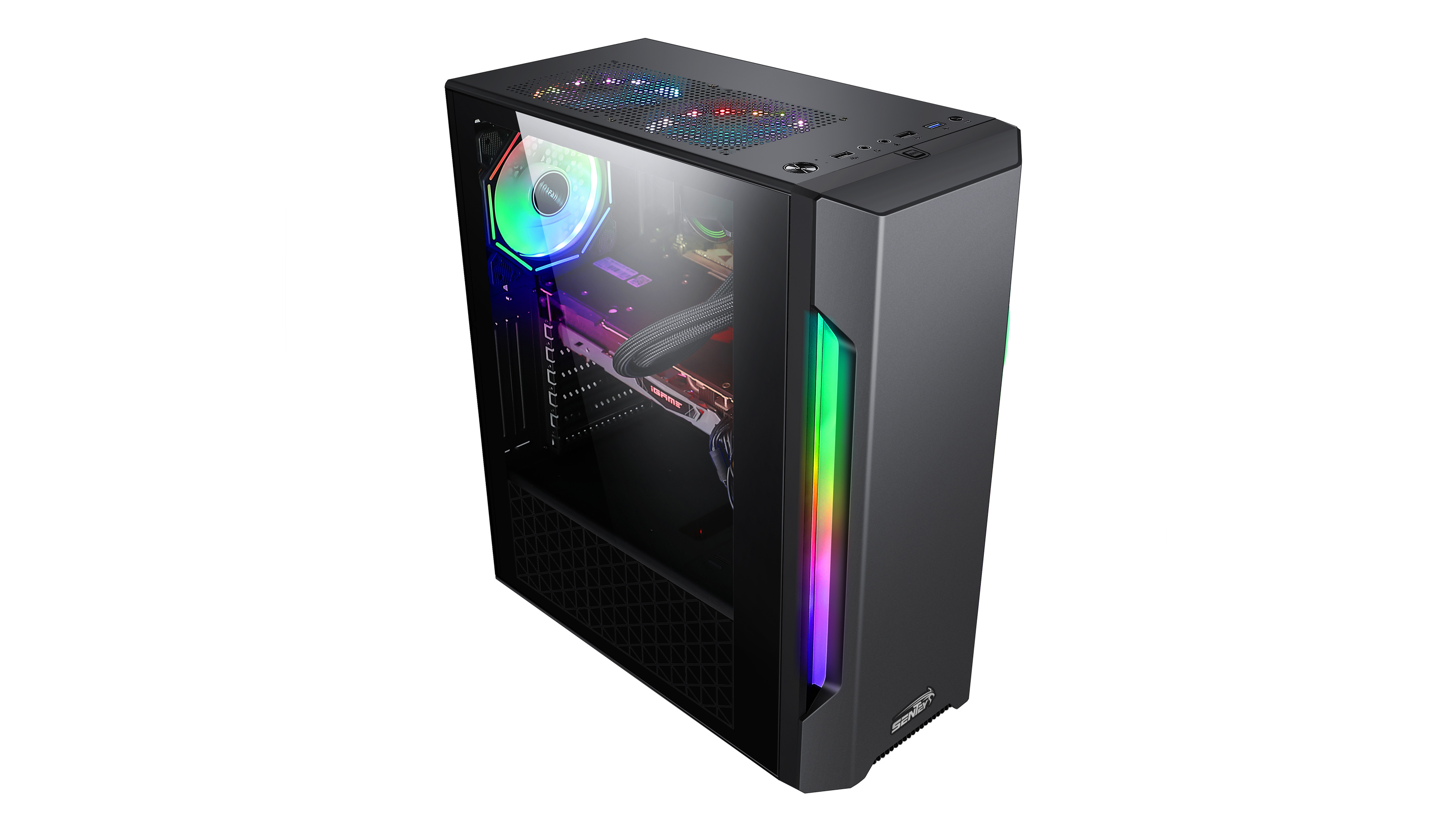Gabinete Gamer Sentey R20 Lateral Transparente R20-SF