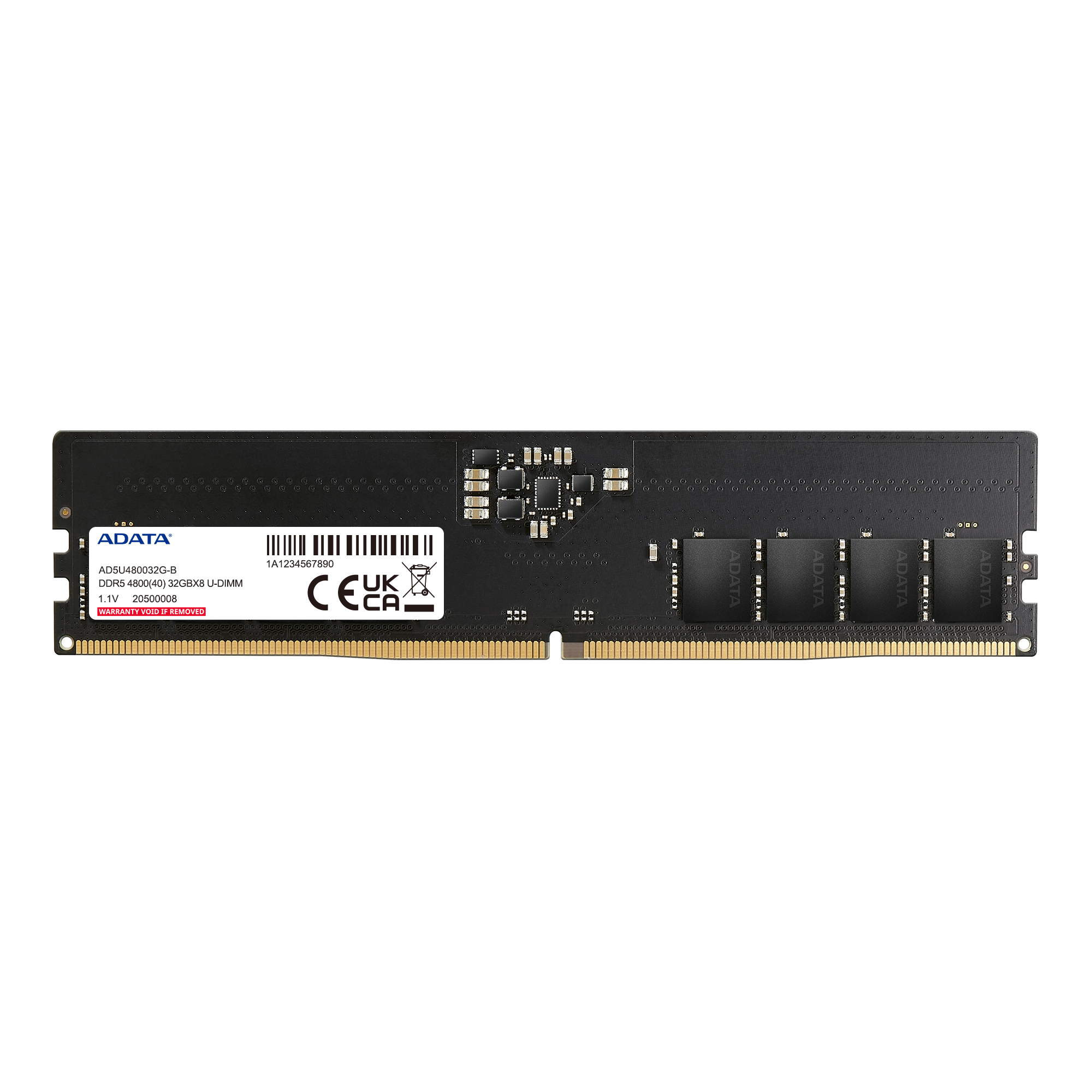 Memoria Ram DDR5 8GB Adata 4800MHz AD5U4800G-S