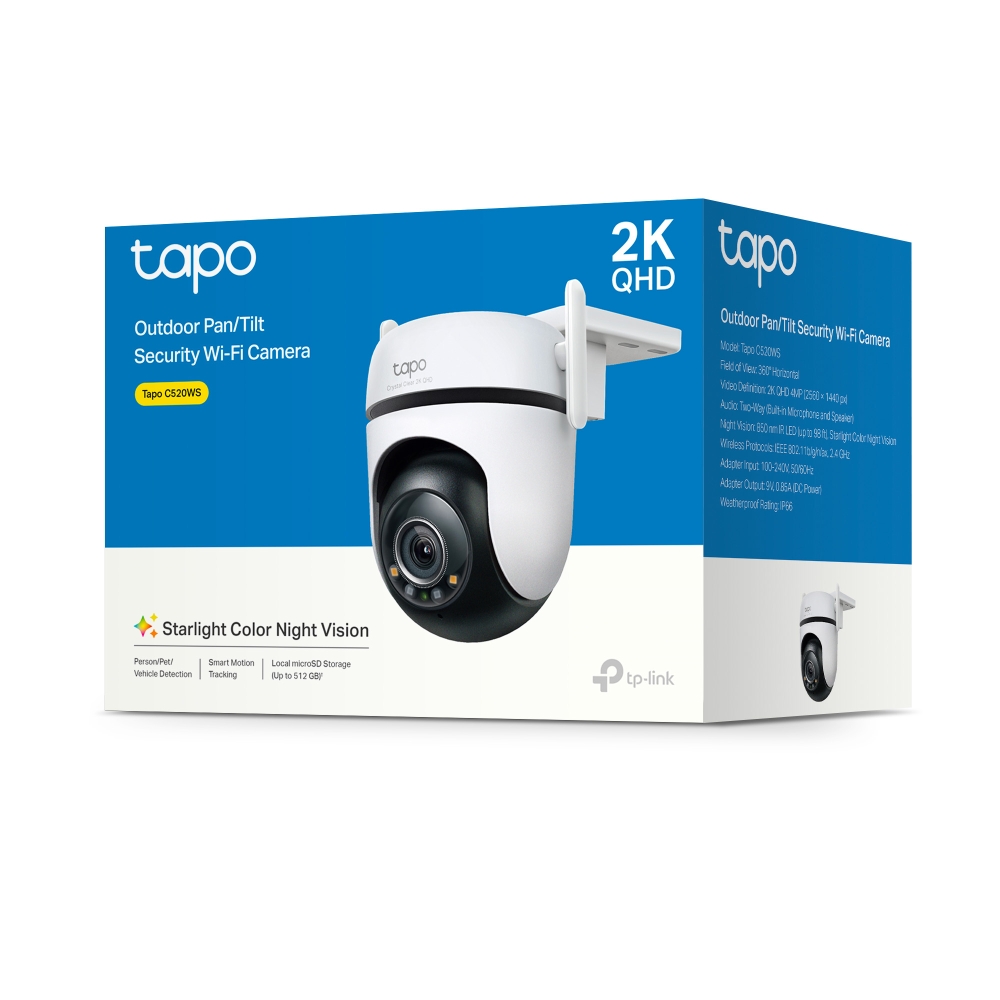 Perifericos Camara Tp-Link 2K Exterior Tapo C520WS
