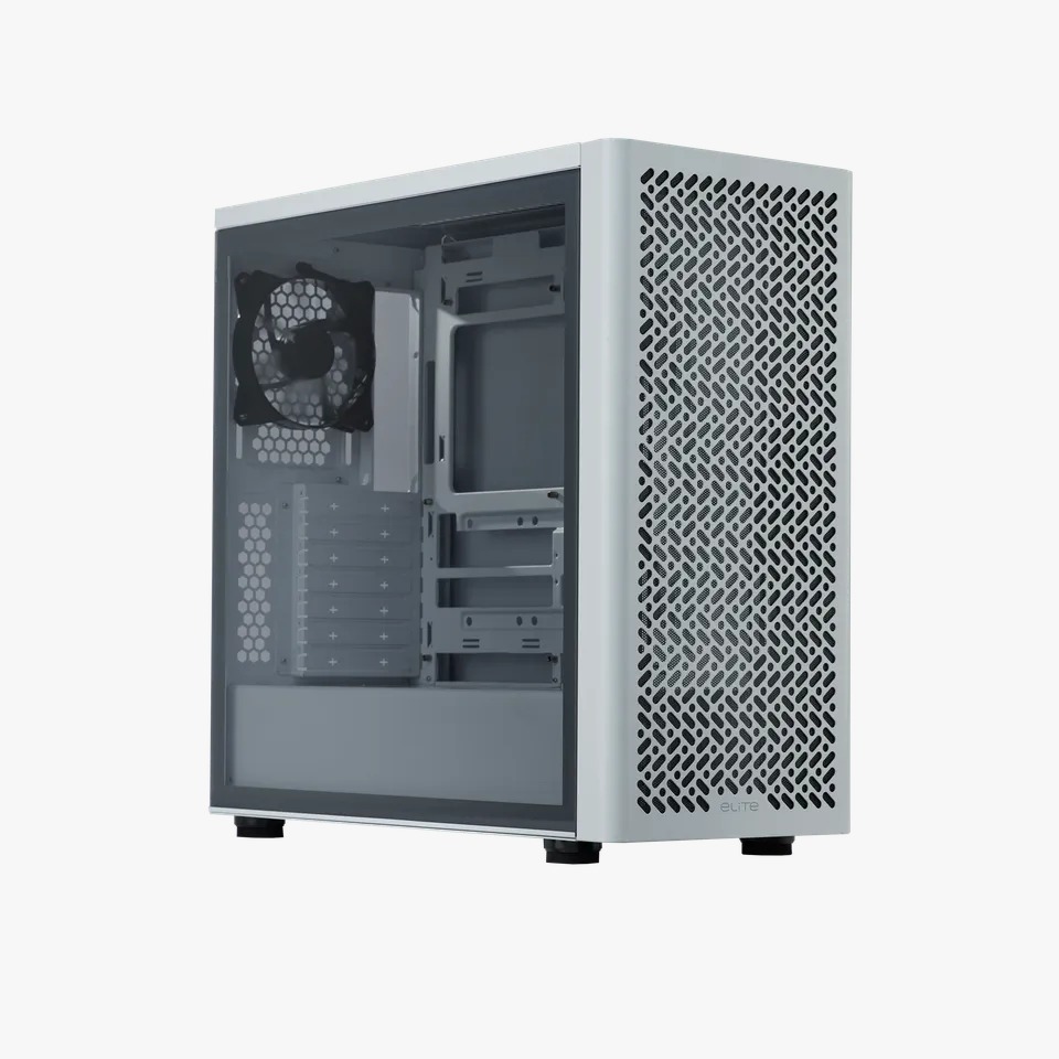Gabinete Gamer Cooler Master Elite 502 Lite X1 Fan White E502-WGNN-S00