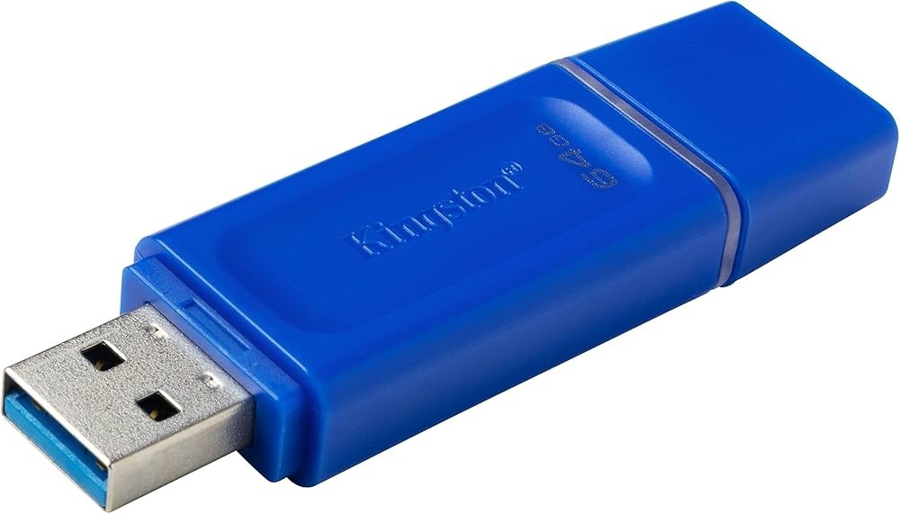 Almacenamiento Pendrive Kingston 64GB 3.2 DataTraveler Exodia Azul KC-U2G64-7GB