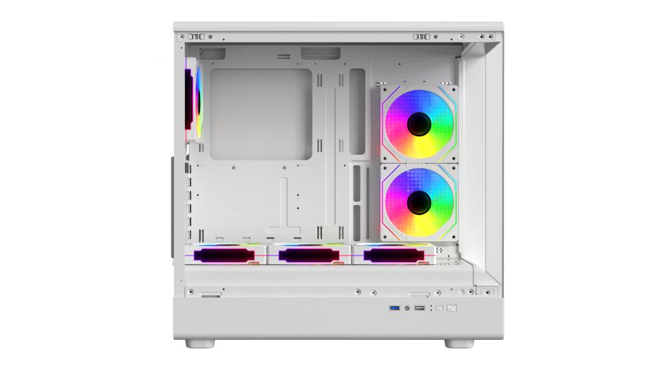 Gabinete Gamer Sentey Walker 360 X6 Fan ARGB White WALKER360-WHTA