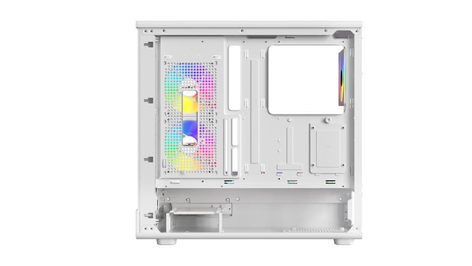 Gabinete Gamer Sentey Walker 360 X6 Fan ARGB White WALKER360-WHTA