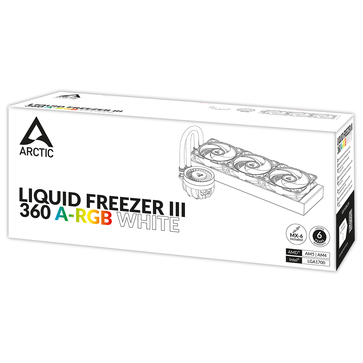 Refrigeracion Water Cooler Arctic Liquid Freezer III 360 A-RGB White
