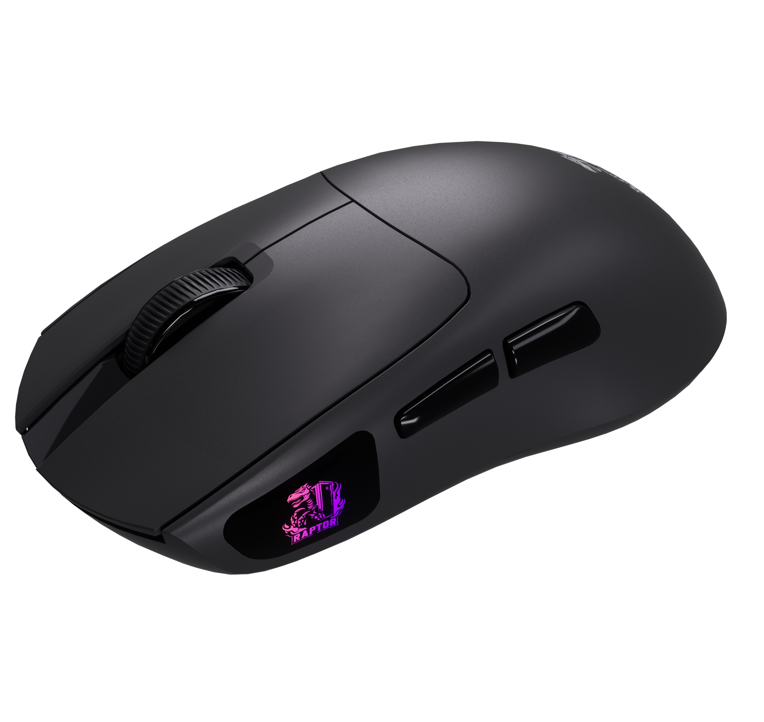 Perifericos Mouse Inalambrico Raptor Storm Grip Ultra Liviano 12800 DPI RAP-MOU-WIRELESS-LED-12800