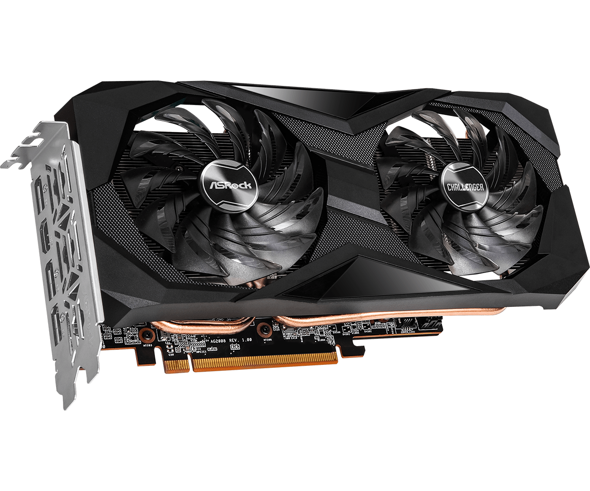 Placa De Video Radeon Asrock RX 7600 Challenger 8GB OC RX7600 CL 8GO