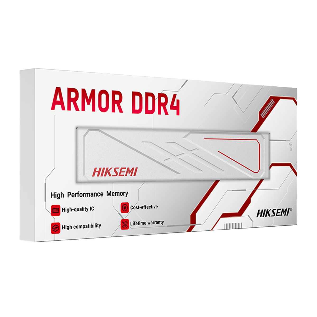 Memoria Ram DDR4 16GB Hiksemi 3200MHz Armor White HSC416U32E2