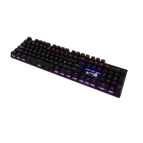 Perifericos Teclado USB Raptor Fireclaw M104 Switch Red Gamer Mecanico RAP-TEC-MEC-104-CN