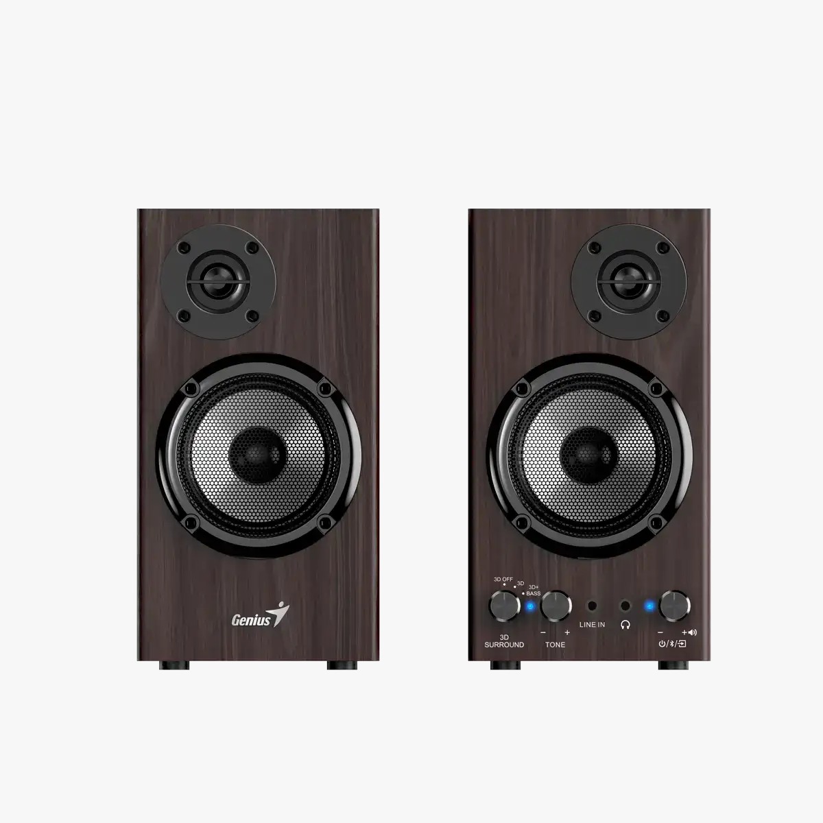 Perifericos Parlante Genius Dark Brown Bluetooth 5.3 SP-HF520BT