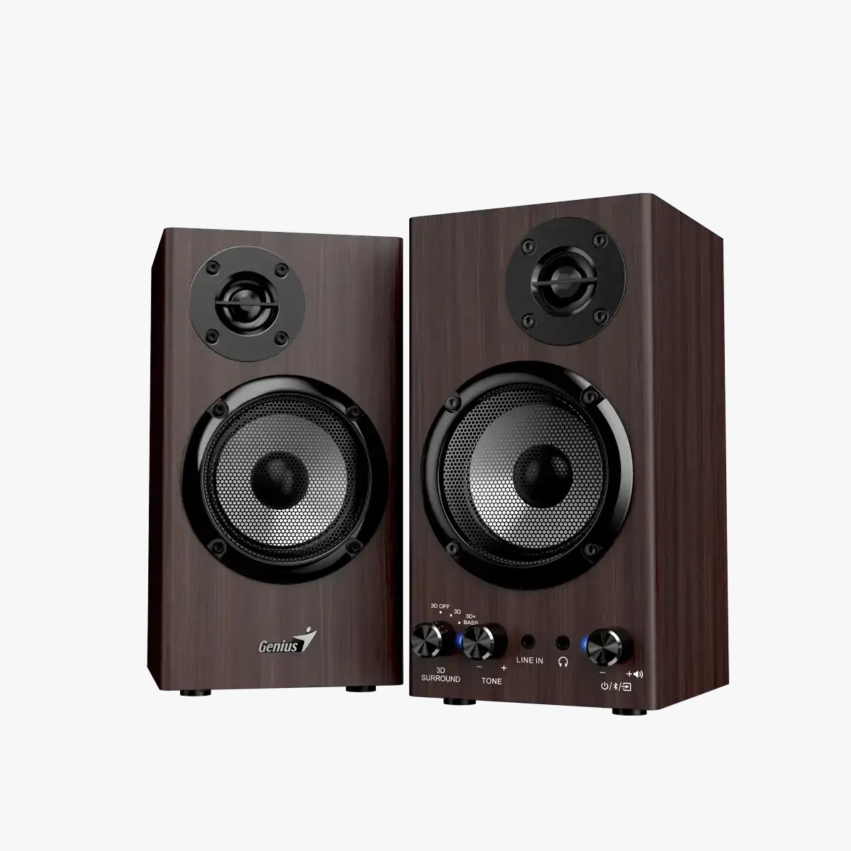 Perifericos Parlante Genius Dark Brown Bluetooth 5.3 SP-HF520BT