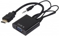 CABLE ADAPTADOR HDMI A VGA C/ AUDIO
