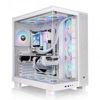 GABINETE GAMER THERMALTAKE VIEW 380 XL TG X4 FAN ARGB WHITE CA-11E-00M6WN-00