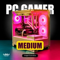 PC Armada Gamer Medium Ryzen 5 5500X3D /RTX 5050 /A520M /16GB /480GB /Gabinete /Fuente 500W 80P