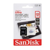 ALMACENAMIENTO MICROSD SANDISK 256GB ULTRA SDSQUNR-256G-GN6TA