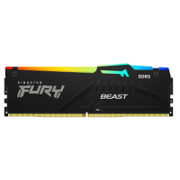 MEMORIA RAM DDR5 32GB KINGSTON 5200MHZ FURY BEAST RGB BLACK KF552C40BBA-32
