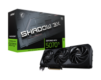 PLACA DE VIDEO NVIDIA GEFORCE MSI RTX 5070 TI 16G SHADOW 3X OC G507T-16S3C